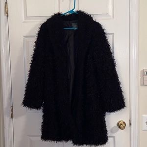 Super Cute Black Long Sleeve Sherpa Jacket 💖